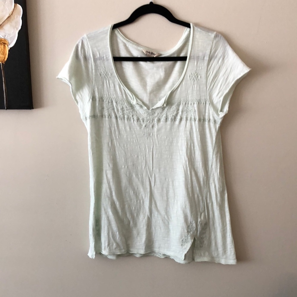 Light mint green tee